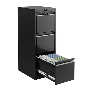 3-drawer file cabinet with lock, printer stand charging station, 2-drawer file cabinet, metal file cabinet, large printer stand, Garvee office stands