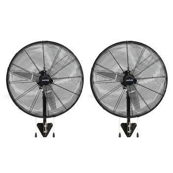 Garvee 26-Inch Wall Mount Fan, 2-Pack – High Velocity 4900 CFM Industrial Oscillating Fans with Dual Pull Cords and 3 Speeds, Heavy-Duty Wall Fans for Garage, Workshop, and Patio