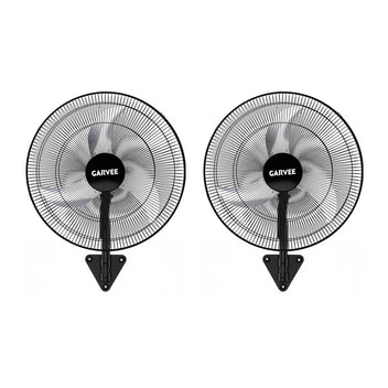 Garvee 2-Pack 20-Inch High-Speed Industrial Wall Fans - 3-Speed Oscillating Metal Fans, 4800 CFM Airflow Each, 90° Oscillation & 30° Tilt - Heavy-Duty Cooling for Garage, Workshop, Warehouse, Basement, and Greenhouse