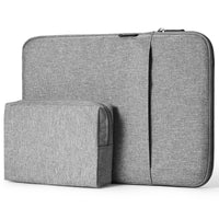 Garvee Durable 13-inch Laptop Sleeve - Compatible with MacBook, HP, Dell & More | Scratch-Proof, Waterproof, with Accessory Bag Grey