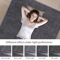 Garvee Area Rug 5x7 Modern Solid Textured Machine Washable Rug Contemporary Carpet Rug Foldable Stain Resistant Non-Slip Accent Rug for Living Room Farmhouse Dining Table Decor