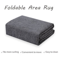 Garvee Area Rug 5x7 Modern Solid Textured Machine Washable Rug Contemporary Carpet Rug Foldable Stain Resistant Non-Slip Accent Rug for Living Room Farmhouse Dining Table Decor