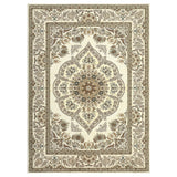 Garvee Washable Runner Rugs 2x6 Non Slip Vintage Floral Runners for Hallways, Low Pile Stain Resistant Oriental Medallion Kitchen Mats for Floor, Foldable Bathroom Rugs for Bedroom, Entryway, Yellow - Yellow