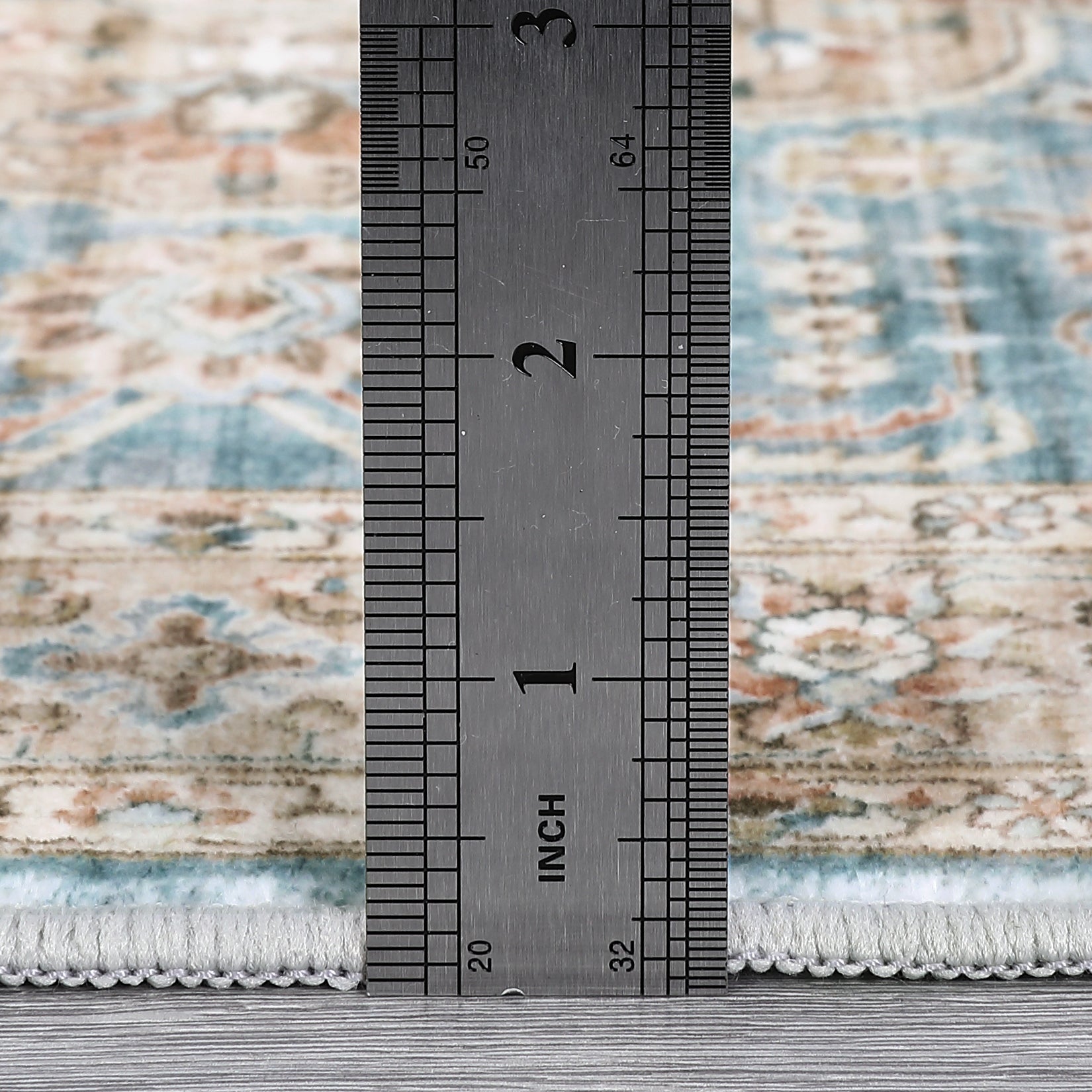 Garvee Washable Rug 6x9 Boho Soft Living Room Rugs Indoor Distressed Floor Carpet Vintage Rustic Farmhouse Area Rugs for Bedroom Non Slip Foldable Thin Rug for Kitchen Dining Room Kids Room Blue
