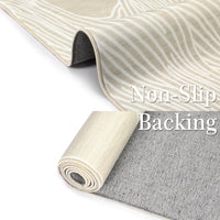 Garvee Modern Camel 10x13 Washable Rugs for Living Room Modern Bedroom Rug Aesthetic Beige Rug Large Area Rug Non Slip Throw Rugs Soft Faux Wool Low Pile Stain Resistant Carpet for Dining Room 10'x13' Beige