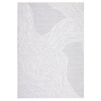 Garvee Modern Light Grey 9x12 Geometric Area Rug, Washable Non Slip Stain Resistant Carpet for Living Room Bedroom Office Dining