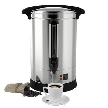 Garvee 10L(65Cup)Coffee Pot, Stainless Steel Coffee Urn with Silicone Faucet for Parties, Office, Catering Events, Meeting Rooms