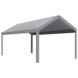 Garvee 13′ X 20′ 160G Heavy-Duty Carport Replacement Cover Waterproof UV Protected for Garage Tent Shelter Outdoor Grey (Frame Not Included) - Grey
