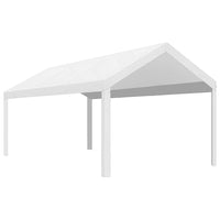 Garvee 10'x20' Heavy-Duty Carport Replacement Cover Waterproof UV Protected Top for Garage Tent Shelter White (Frame Not Included)