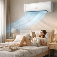 Garvee 7-in-1 Ductless Mini Split Air Conditioner & Heat Pump, 24000 BTU, 21 SEER2, Inverter, WiFi & Alexa Compatible, 208-230V, Cools & Heats up to 1500 Sq.Ft, R32/R35, 7 Fan Speeds, Eco Mode - US Standard