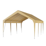 Garvee 13'x20' Heavy Duty Carport UV Resistant Waterproof Car Canopy with Leg Skirts, Galvanized Steel Frame, Easy Assembly, Yellow - Yellow