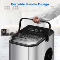 Garvee Ice Maker Machine for Home and Comerical Purposees,26lbs/24H Countertop Ice Maker with Ice Scoop and Basket Portable Self-Cleaning Ice Cube Maker for Home Kitchen Office Bar Party