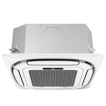 Garvee 18000 BTU Ceiling Cassette Mini Split AC, 8-Way 360° Airflow, Remote Controller, Ductless Cooling&Heating Ceiling Air Conditioner, 208/230V, 25ft Kit