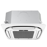 Garvee 18000 BTU Ceiling Cassette Mini Split AC, 8-Way 360° Airflow, Remote Controller, Ductless Cooling&Heating Ceiling Air Conditioner, 208/230V, 25ft Kit