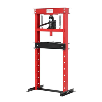 Garvee 20 Ton Hydraulic Press Heavy-Duty Adjustable H-Frame Garage Floor Shop Press for Automotive Repair Metal Fabrication 6.3-28.7" Adjustable Range