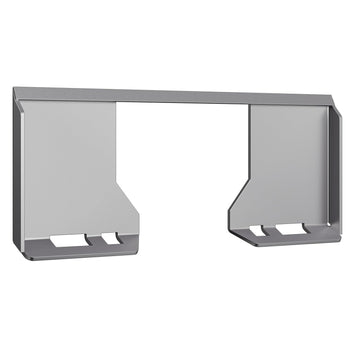 Garvee 1/2" Skid Steer Attachment Plate, Universal Quick Attach Mounting Plate for Bobcat Kubota Tractors