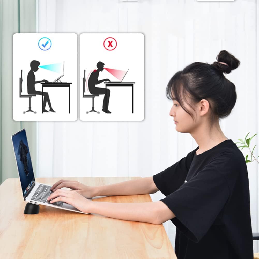 Garvee Laptop Cooling Stand, Portable Laptop Cooling Pad, Invisible Cooler Ball Magnetic Laptop Cooler Stand Computer Keyboard Stand for Computer, Notebook, Tablet PC, White