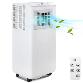 Garvee 8000 BTU Portable Air Conditioner, 3-in-1 AC Unit, Digital Display, 24H Timer, Quiet Cooling for Home Office Small Room up to 350 Sq Ft