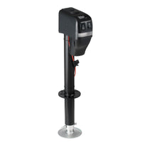 Garvee 5000 lbs RV Electric Power Tongue Jack - 12V DC with Adjustable Height 10"-34", Waterproof Cover and Wiring for Trailers, Horse Trailers, Utility Trailers, and Yachts, Black