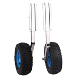 Garvee 500LBS Boat Launching Wheel, 2Pcs Boat Transom Launching Wheel with 12 Inch Wheels Set for Inflatable Boat & Aluminum Boat - Blue