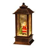 Garvee Portable Lantern Lights Battery Powered Safe Flameless Outdoor Decorative Lights Table Ornament for Holiday Decoration Santa Lantern - santa lantern