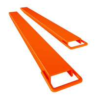 Garvee Pallet Forklift Extensions 72" Length 4.5" Width, Heavy Duty Steel Pallet Fork Extension, 1 Pair Fork Extensions for Forklifts, Orange