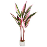 Garvee Artificial Plant in Pot Faux Floor Plant with Realistic Leaves Decorative Fake Tree for Office Living Room Front Porch