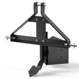 Garvee Middle Buster for 3 Point Hitch Tractors, Heavy Duty Steel Plow, Durable Furrower & Plow Blades, Easy Install, Rust-Proof, Suitable for Farming & Gardening - Black