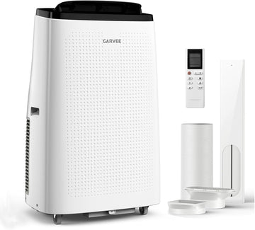 Garvee 15000 BTU Portable AC Unit 3-in-1 Remote Control Fan Dehumidifier 24 Hour Timer Silent Mode Fast Cooling for Room Bedroom Office RV 800 Sq Ft