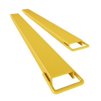 Garvee Pallet Forklift Extensions 72" Length 4.5" Width, Heavy Duty Steel Pallet Fork Extension, 1 Pair Fork Extensions for Forklifts, Yellow