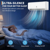 Garvee 18000 BTU 19 SEER2 230V Mini Split Air Conditioner | Energy-Efficient Inverter AC System with WiFi, Remote Control & Easy Installation Kit for Rooms Up to 1250 Sq.Ft