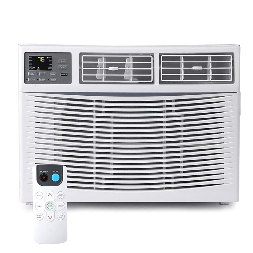 Garvee 10000 BTU Window Air Conditioner , Window ac Air Units U Shaped Cools Up to 450 sq. ft., Open Window Flexibility, 6 Modes, Sleep Mode, Ultra Quiet, Energy Efficient, Window AC for Home