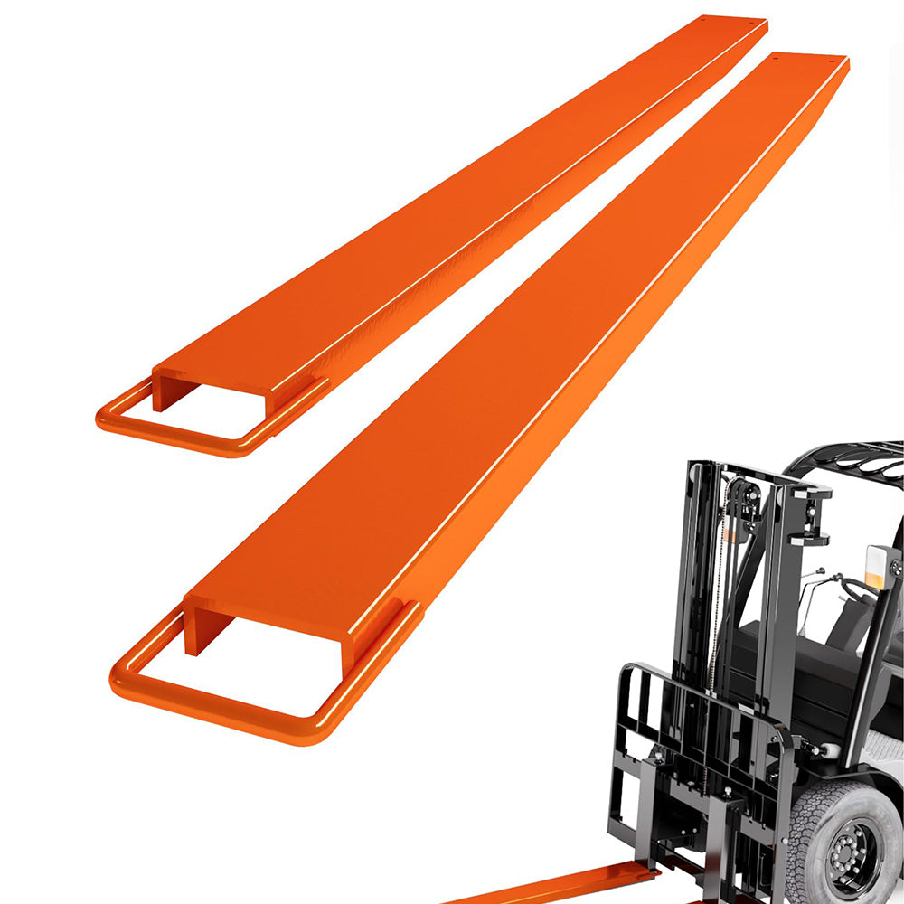 Garvee Pallet Forklift Extensions, 82" Fork Extensions 5" Width, Heavy Duty Fork Extensions for Forklifts, 1 Pair Forklift Extensions for Forklift Truck,Orange