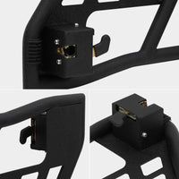 Garvee Off-Road Safari Tubular Doors Compatible with Jeep Wrangler JK 2007-2018 (2-Door Only) - Set of 2 Half Tube Doors for Offroad Trail Adventure