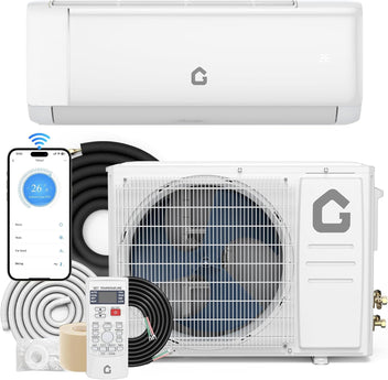 Garvee SEER 21 12000 BTU 230V Mini Split Air Conditioner | Energy-Efficient Inverter AC System with WiFi, Remote Control & Easy Installation Kit for Rooms Up to 750 Sq.Ft