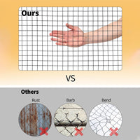 Garvee Hardware Cloth 23 Gauge Vinyl Coated and Galvanized Alloy Steel Wire Mesh Roll, 1:2inch Chicken Wire Fencing Mesh, Wire Fence Roll for Garden Pet/Poultry Enclosures Protection - 23 Gauge 24inchx50ft