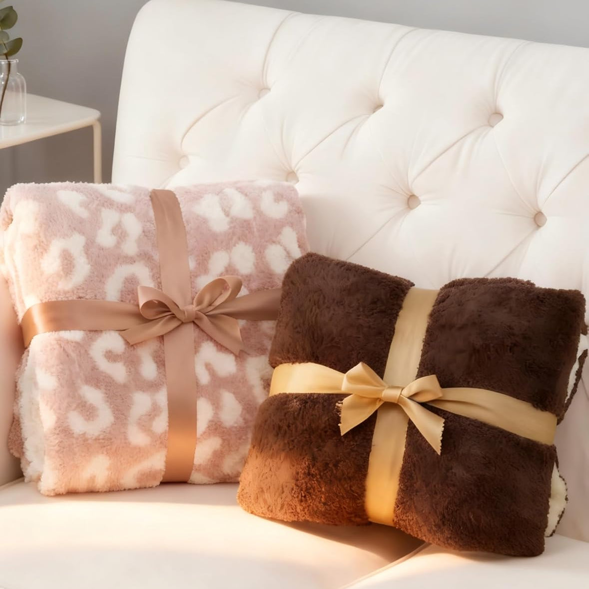 Garvee King Size Electric Blanket, Heated Blanket Dual Control Soft Double Sherpa Cozy with 4 Heating Levels & 10H Auto Off, Over-Heat Protection, Machine Washable, ETL Certification, Brown 90"x100"