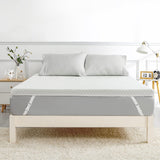 Garvee Full Extra Long (Full XL) Mattress Topper, 3 Inch Dual Layer Memory Foam Mattress Topper with Bamboo Cover, Medium Firm Bed Topper for Pressure Relieving - White - 3F1