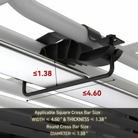 Garvee 51" x 36" x 5" Universal Roof Rack Carrier Basket, 200 Lbs Capacity, Heavy Duty, Black, SUVs, Trucks, Vehicles