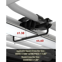 Garvee 46" x 36" x 5" Universal Roof Rack Carrier Basket, Waterproof Cargo Carrier Bag for SUVs, Trucks, Vehicles, 44" x 34" x 17", Black