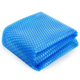 Garvee 16ft x 24ft Rectangle Pool Solar Cover, 300μm Heat Retaining Blanket for In-Ground and Above-Ground Rectangular Swimming Pools (300um) - Blue