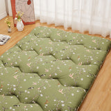 Garvee Floral Pattern Japanese Futon Mattress for Adults, Twin Size Futon Mattress for Guest Room Kids Room, Sleeping Mattress for Floor Roll Up Camping Mattress - Fly Bird-Green - 4