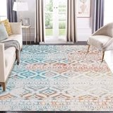 Garvee 9x12 Area Rug Vintage Washable Boho Distressed Accent Carpet Soft Non Slip Indoor Low Pile Multi Color - Multicolor