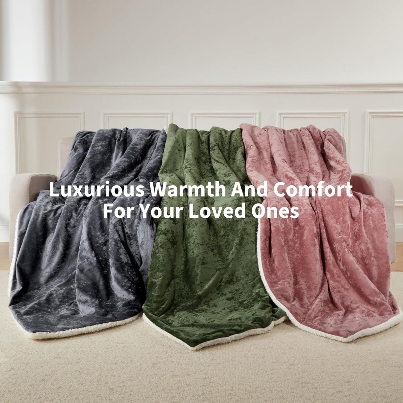 Garvee Heated Blanket Queen Size with Dual Control, Velvet Soft Fast Heating Blankets Queen, 4 Heat Settings & 10H Auto Off, Machine Washable, ETL Certified Electric Blanket, 84"x90" Green