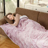 Garvee Electric Heated Blanket Full, Soft Tufted Electric Blanket, Machine Washable Thicken Velvet Heating Blanket with 5 Fast Heating Levels and 10 Hour Auto-Off, 72"x84", Pink - pink