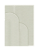 Garvee Large Washable Area Rug for Living Room Bedroom, Soft Non-Shedding Natural Accent Carpet, Neutral Color, Modern Low Pile - Off White