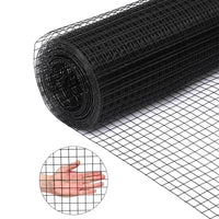 Garvee Hardware Cloth 23 Gauge Vinyl Coated and Galvanized Alloy Steel Wire Mesh Roll, 1:2inch Chicken Wire Fencing Mesh, Wire Fence Roll for Garden Pet/Poultry Enclosures Protection - 23 Gauge 24inchx50ft