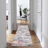Garvee Runner Rug 2x6 Washable Runner Rug Non-Slip Stain Resistant Floor Carpet Long Hallway Runner Rug Kitchen Runner Rug Boho Rug for Living Room Bedroom, Colorful - Colorful