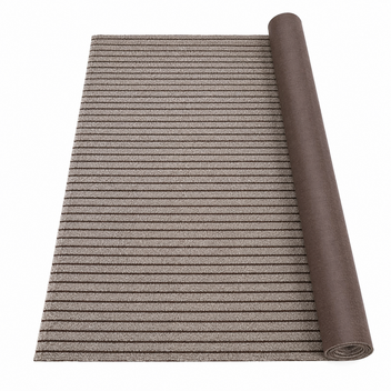 Garvee 6' × 23' Marine Carpet, Waterproof Indoor/Outdoor Rug with TPR Non-Slip Backing for Boat, Patio Deck, Camping, and Outdoor Use, Gray/Brown