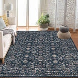 Garvee Vintage Boho Area Rugs Black 8'x10' Washable Large Rugs for Living Room Bedroom Dining Room Nursery Office Home Decor - Black